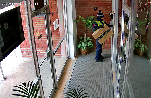 Caméra de surveillance résidentiel intérieur